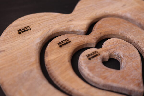 3N0A1933 Muoto Oakley Val Pot Coaster & Decoration Item, Set of 3