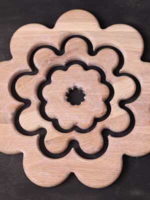 Muoto Oakley Flora Muoto Oakley Flora Pot Coaster & Decoration Item, Set of 3