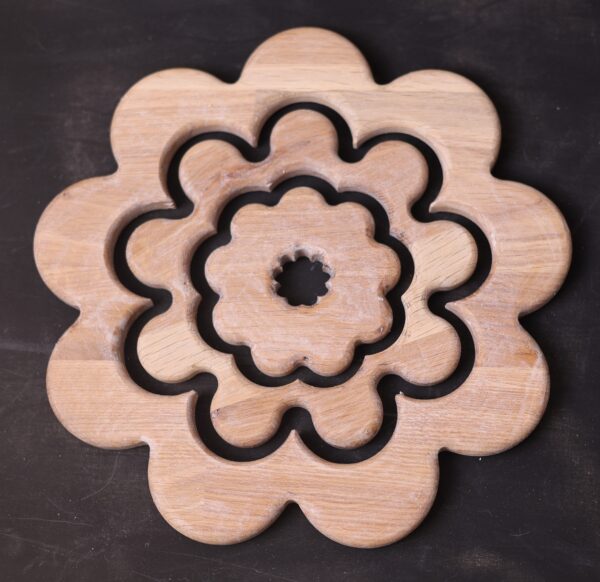 Muoto Oakley Flora Pot Coaster & Decoration Item, Set of 3