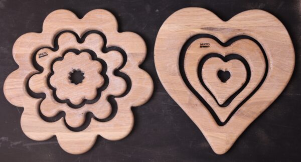 Muoto Oakley Flora Pot Coaster & Decoration Item, Set of 3