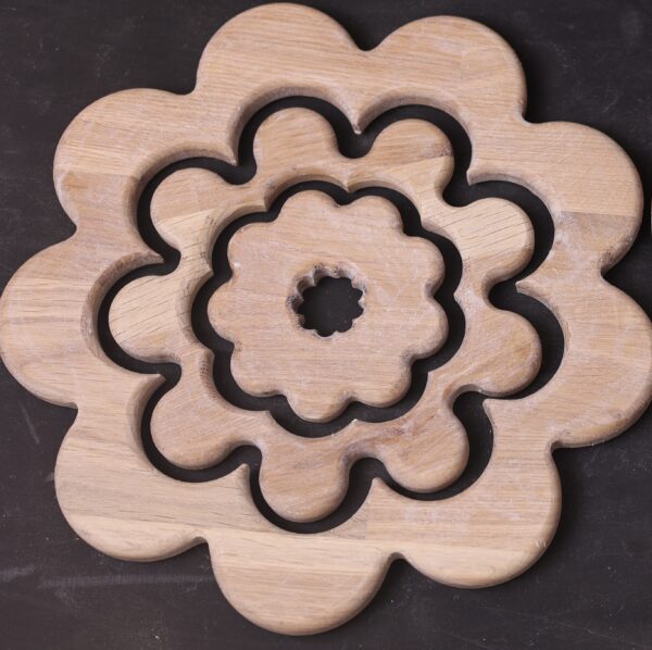 Muoto Oakley Flora Pot Coaster & Decoration Item, Set of 3