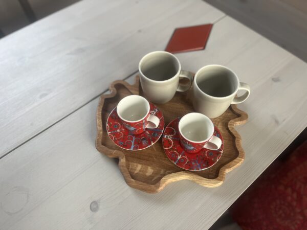 Flora Oakley Peony tray with cups