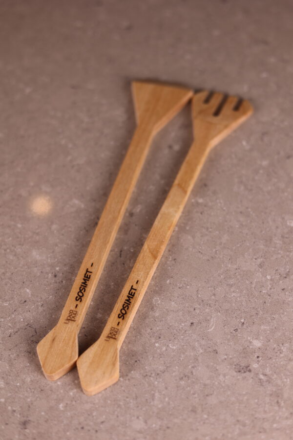 Sosimet II Birky Wooden Utensils, pair